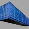 40ft Open Sided Shipping Container 3D Model (High Cube Size) Super Heavy