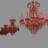 Chandelier 3D Model Lustre Crystal Traditional Light