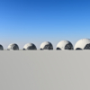 Geodesic Dome 3D Model Sphere Tent Structure Collection