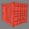 10ft Portable Office Container 3D Model Portacabin