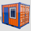 10ft Portable Office Container 3D Model Portacabin