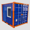 10ft Portable Office Container 3D Model Portacabin