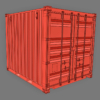 10ft Shipping Container 3D Model (Standard Size)