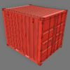 10ft Shipping Container 3D Model (Standard Size)