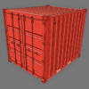 10ft Shipping Container 3D Model (Standard Size)