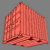 10ft Shipping Container 3D Model (Standard Size)