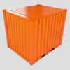 10ft Shipping Container 3D Model (Standard Size)