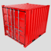 10ft Shipping Container 3D Model (Standard Size)