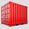 10ft Shipping Container 3D Model (Standard Size)