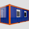 20ft Portable Office Shipping Container 3D Model Portacabin