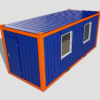 20ft Portable Office Shipping Container 3D Model Portacabin