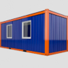 20ft Portable Office Shipping Container 3D Model Portacabin