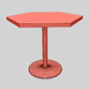 Poseur Meeting Table 3D Model Collection