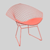 Bertoia Side Diamond Chairs & Stool Collection