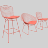 Bertoia Side Diamond Chairs & Stool Collection