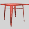 Tolix Bistro Table 3D Model