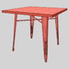 Tolix Bistro Table 3D Model