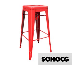 Tolix H Stool 3D Model