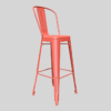 Tolix Stool High Backrest 3D Model