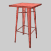 Tolix Style Industrial Poseur Table 3D Model