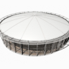 20x20m Losberger De Boer Panorama Dome Event Space 3D Model