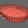 30x20m Losberger De Boer Panorama Dome Event Space 3D Model