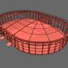 30x20m Losberger De Boer Panorama Dome Event Space 3D Model