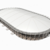 40x20m Losberger De Boer Panorama Dome Event Space 3D Model