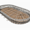 40x20m Losberger De Boer Panorama Dome Event Space 3D Model