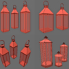 Candle Lantern 3D Model Collection For Weddings & Events