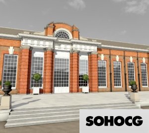 The Orangery Kensington Palace 3D Model London