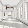 The Orangery Kensington Palace 3D Model London