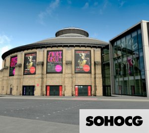 Camden Roundhouse Exterior 3D Model