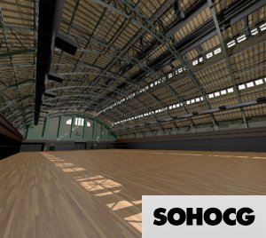 Park Avenue Armory 3D Model Drill Hall New York City